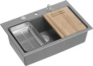 Кухонная мойка Quadron HQM7650U5BS фото