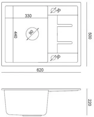 Кухонная мойка Quadron Morgan HB8210U1G1P2O фото