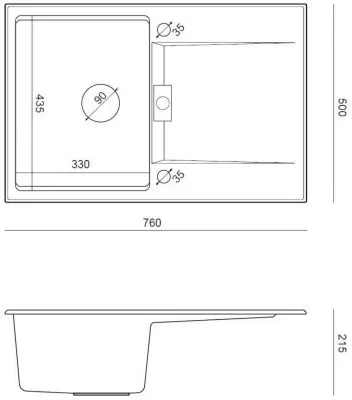 Кухонная мойка Quadron Owen HQO7650U1PVDG1 фото