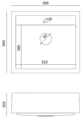 Кухонная мойка Quadron Bill HCQB6054U1PVDC1 фото