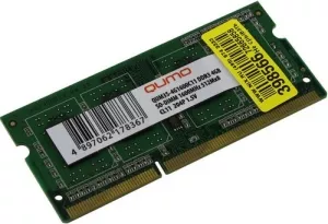 Модуль памяти Qumo 4GB DDR3 SO-DIMM PC3-12800 (QUM3S-4G1600C11) фото