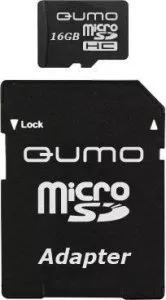 Карта памяти QUMO microSDHC 16Gb (QM16GMICSDHC10) фото