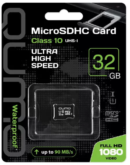 Qumo microSDHC 32Gb (QM32GMICSDHC10U1NA) 