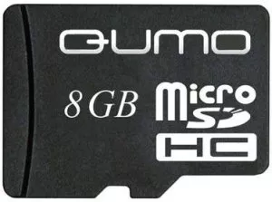 Карта памяти QUMO microSDHC 8Gb (QM8GMICSDHC10NA) фото