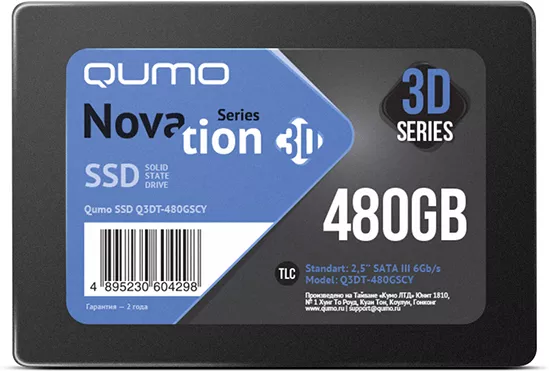 Qumo Novation 3D TLC 480GB Q3DT-480GSCY
