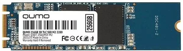 SSD-накопитель Qumo Novation TLC 3D 256Gb Q3DT-256GMSY-M2 фото