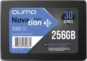 Внутренний SSD накопитель Qumo Novation TLC 3D 256Gb Q3DT-256GSKF фото