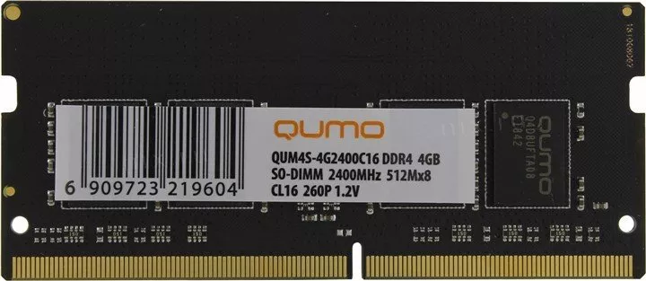 Модуль памяти QUMO QUM4S-4G2400C16 DDR4 PC4-19200 4Gb фото