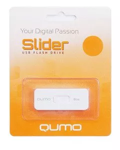 USB-флэш накопитель Qumo Slider 16Gb (QM16GUD-SLD 01-w) фото