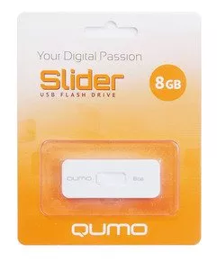USB-флэш накопитель Qumo Slider 8Gb (QM8GUD-SLD 01-w) фото