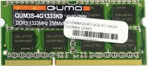 Модуль памяти Qumo QUM3S4G1333K9R DDR3 PC10660 4Gb фото