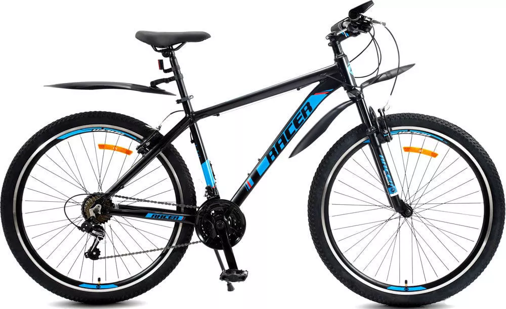 Велосипед Racer Matrix 27.5 2021 (черный/синий) фото