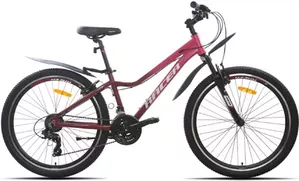 Велосипед Racer Vega 26 р.14 2023 (красный/розовый) фото