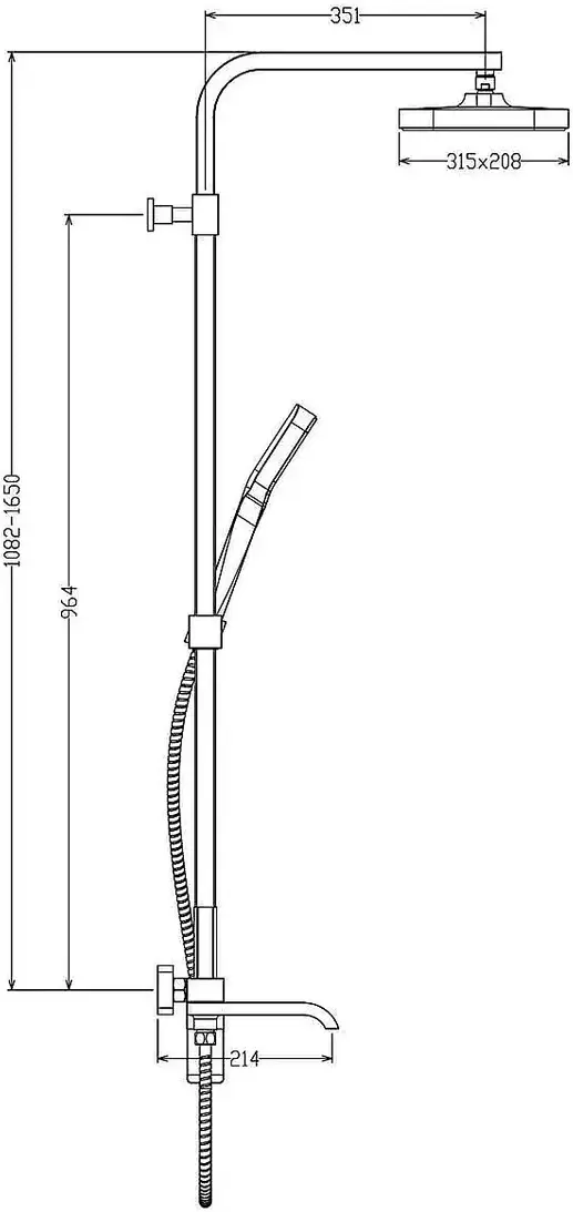 Душевая система Raglo R02.24.06 фото