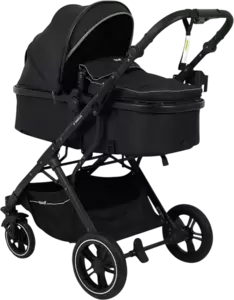 Детская универсальная коляска Rant Basic Pulsar Plus 2 в 1 / RA169 (Black) фото