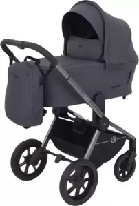 Детская универсальная коляска Rant Flex Pro 2023 RA075 (3 в 1, graphite)