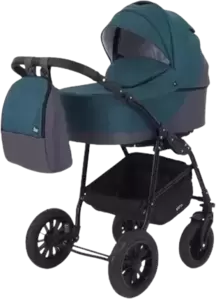 Детская универсальная коляска Rant Siena New 2 в 1 (04 серый/темно-бирюзовый) фото
