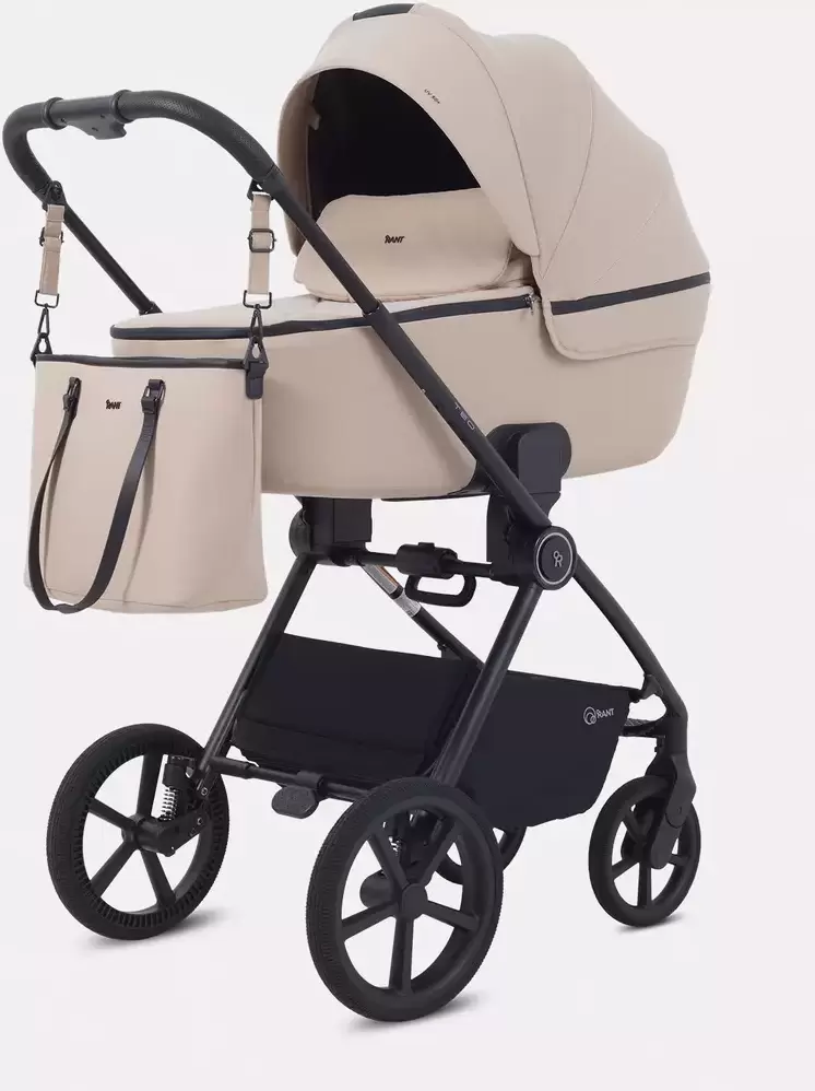 Детская универсальная коляска Rant Teo Soft 2 в 1 / RA121 (бежевый) фото