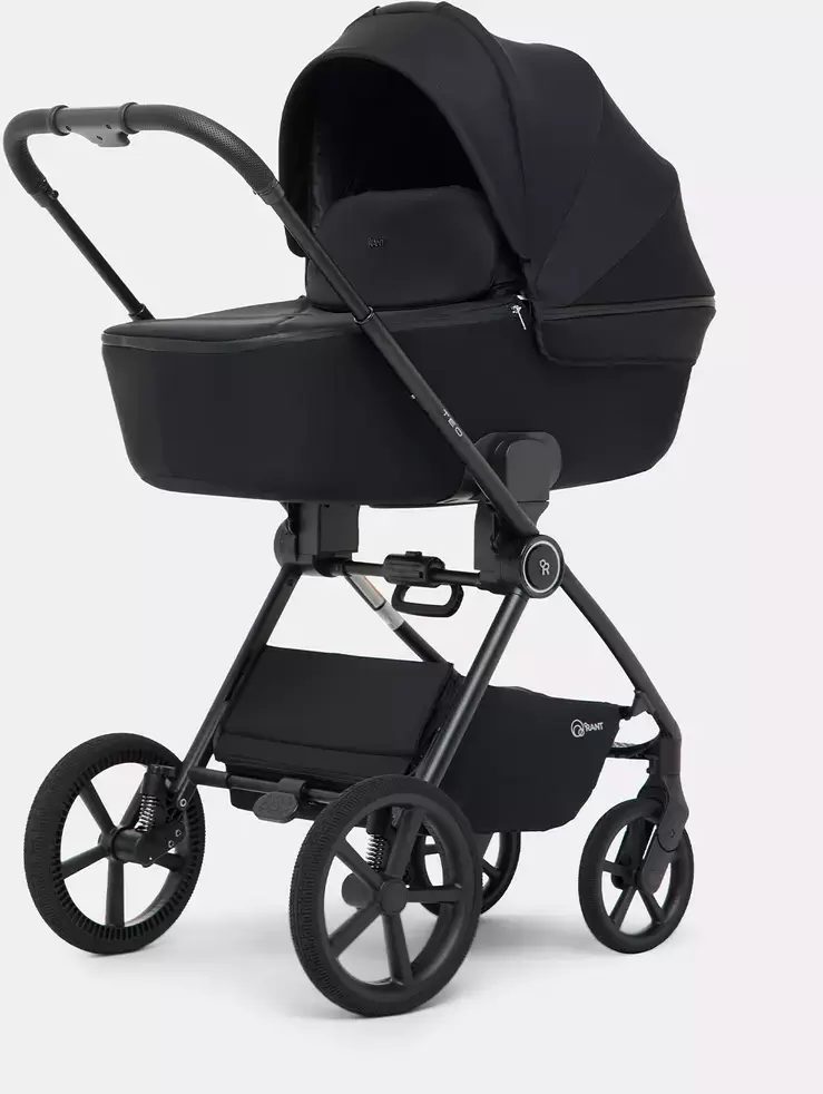 Детская универсальная коляска Rant Teo Soft 2 в 1 / RA121 (черный) фото