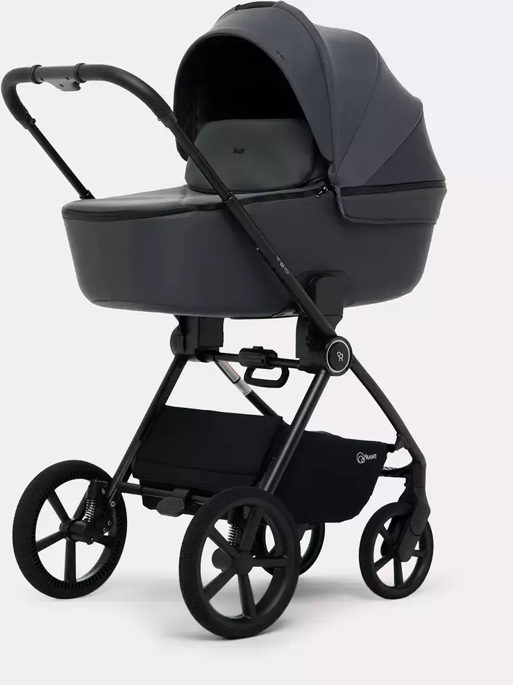 Детская универсальная коляска Rant Teo Soft 2 в 1 / RA121 (графит) фото