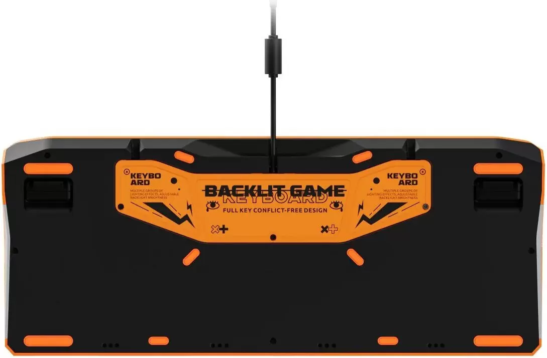 Клавиатура Rapoo ESK750-98 (черный/серый/оранжевый) фото