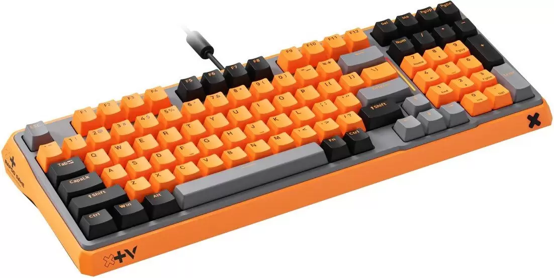 Клавиатура Rapoo ESK750-98 (черный/серый/оранжевый) фото