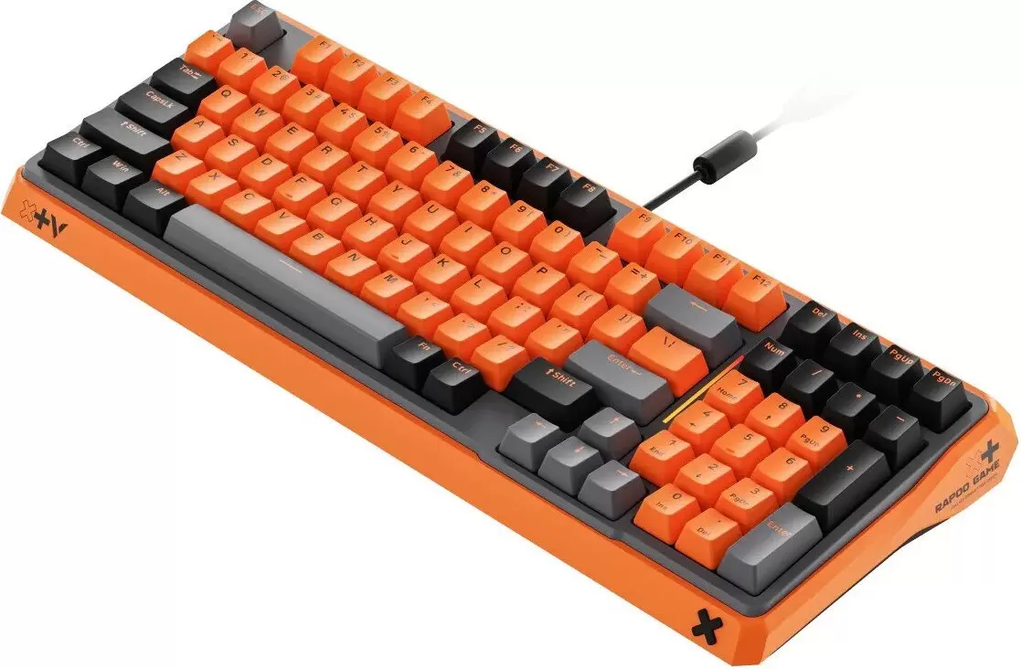 Клавиатура Rapoo ESK750-98 (черный/серый/оранжевый) фото