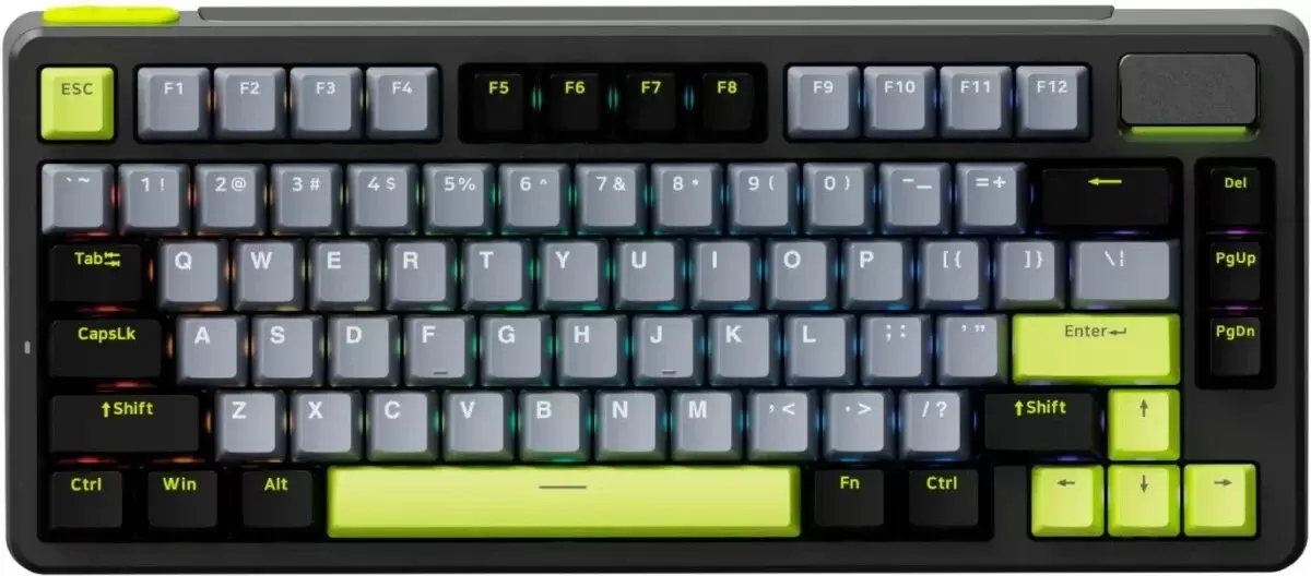 Rapoo V700 DIY-75 (черный/серый/зеленый)