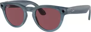Умные очки Ray-Ban Meta HeadLiner RW4009 (синий прозрачный/красный) фото