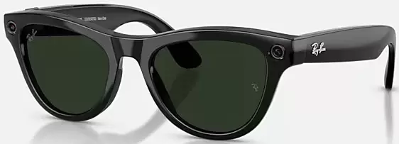 Ray-Ban Meta Skyler (Gen 2) RW4014 (Shiny Black / Transitions Graphite Green)