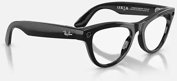 Умные очки Ray-Ban Meta Skyler (Gen 2) RW4014 (Shiny Black / Transitions Graphite Green) фото 2