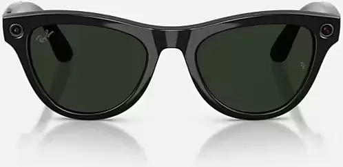 Умные очки Ray-Ban Meta Skyler (Gen 2) RW4014 (Shiny Black / Transitions Graphite Green) фото 3