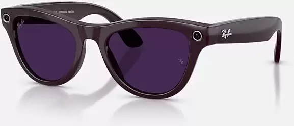 Умные очки Ray-Ban Meta Skyler (Gen 2) RW4014 (Shiny Mystic Violet / Transitions Amethyst) фото 2