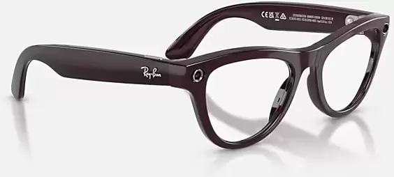 Умные очки Ray-Ban Meta Skyler (Gen 2) RW4014 (Shiny Mystic Violet / Transitions Amethyst) фото 3