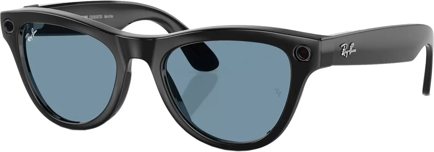Ray-Ban Meta Skyler RW4010 (черный глянцевый/синий)