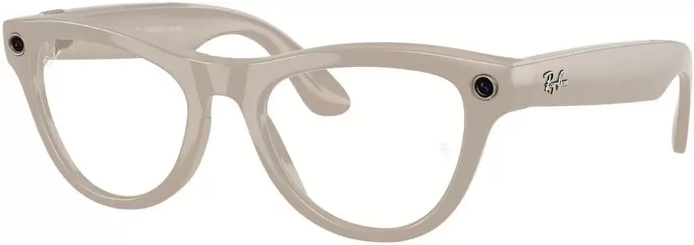 Ray-Ban Meta Skyler RW4010 (серый глянцевый/прозрачный/синий)