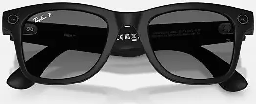 Умные очки Ray-Ban Meta Wayfarer Gen 2 RW4012 (large, черный матовый/графитовый) фото
