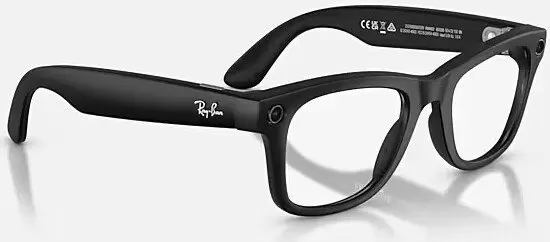 Умные очки Ray-Ban Meta Wayfarer Gen 2 RW4012 (large, черный матовый/прозрачный) фото