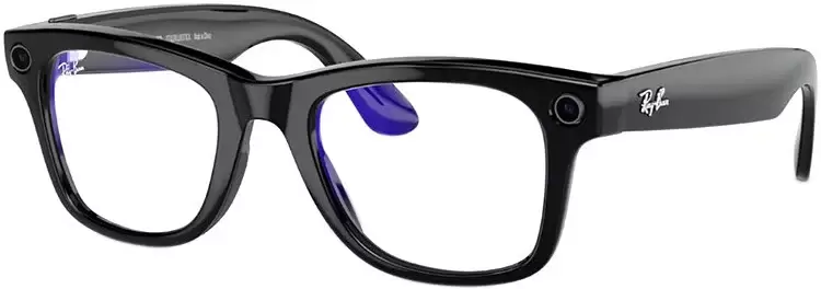 Ray-Ban Meta Wayfarer RW4006 (черный глянцевый/прозрачный)