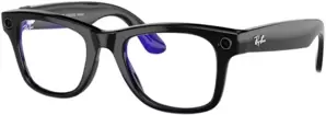 Умные очки Ray-Ban Meta Wayfarer RW4006 (черный глянцевый/прозрачный)