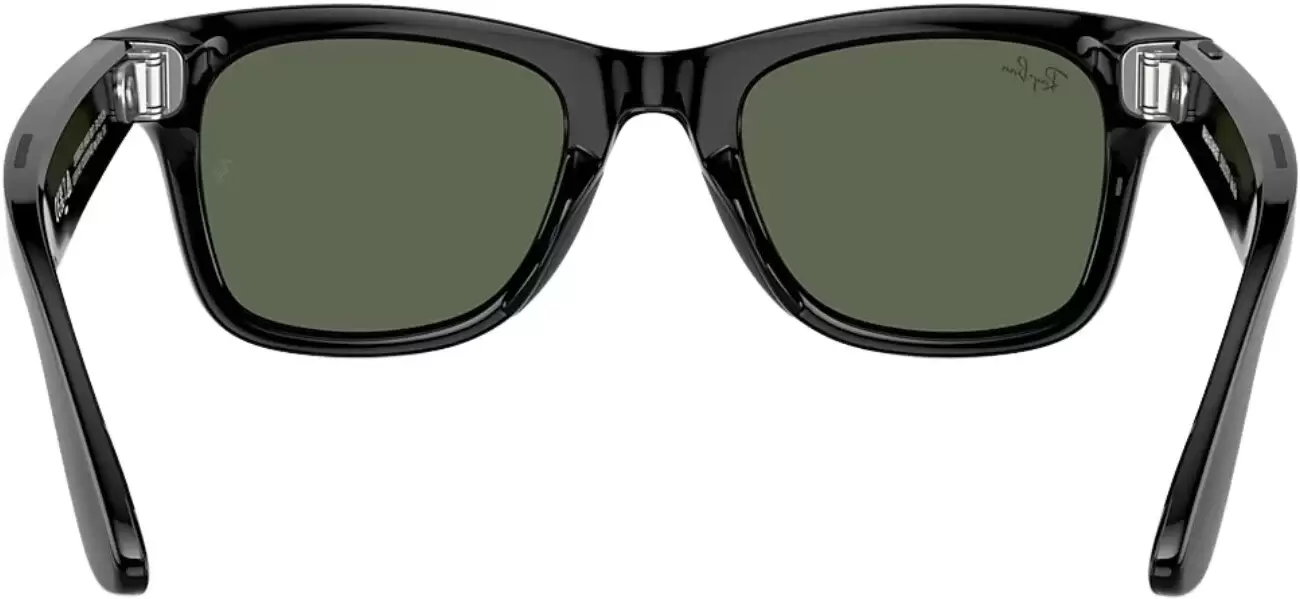 Умные очки Ray-Ban Meta Wayfarer RW4006 (черный матовый/зеленый, прозрачный) фото 3