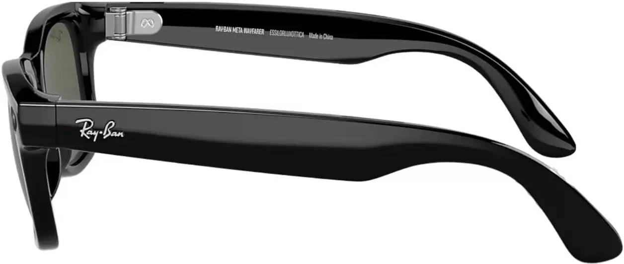 Умные очки Ray-Ban Meta Wayfarer RW4006 (черный матовый/зеленый, прозрачный) фото 4