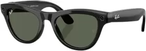Умные очки Ray-Ban Skyler Gen 2 RW4014 (large, глянцевый черный/прозрачный/зеленый)