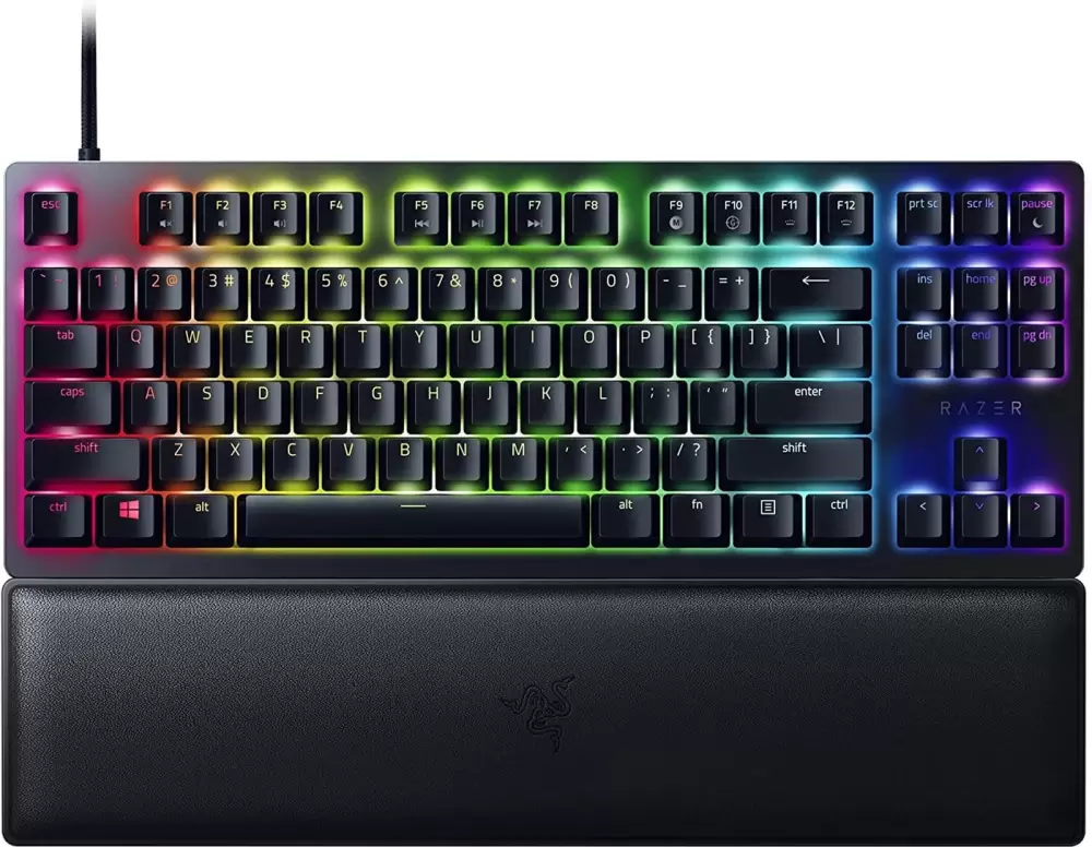 Razer Huntsman V2 TKL (черный, Razer Opto-Mechanical Red, нет кириллицы)