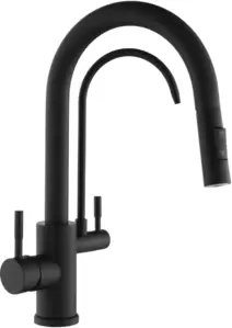 Смеситель Rea Eco Fresh black matt B7564 фото