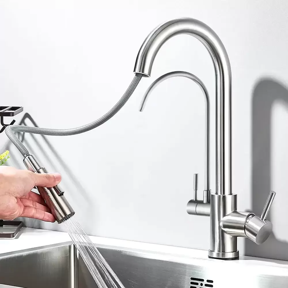 Смеситель Rea Eco Fresh nikiel matt B7563 фото