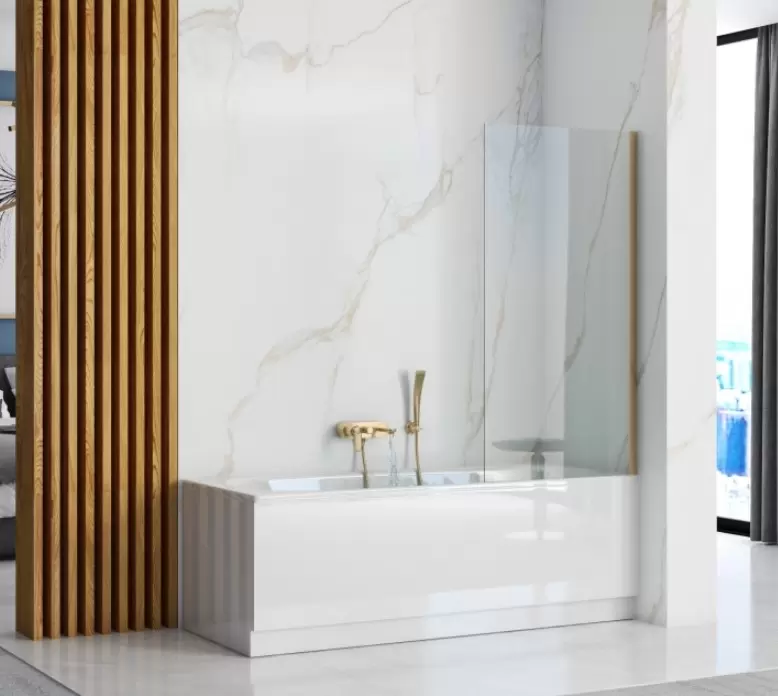Шторка на ванну Rea Elegant Gold 80 W5601 фото 4