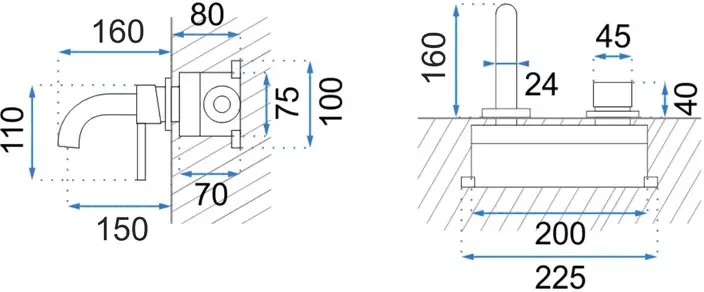 Смеситель Rea Lungo Black Metallic B4421 фото