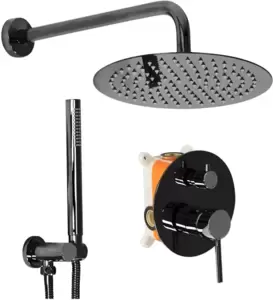 Душевая система Rea Lungo black metallic P4420 фото