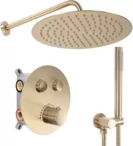 Душевая система Rea Lungo gold matt P8551 фото